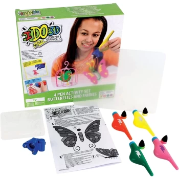 Image of IDO3D Ultra 4 Pen Set - Butterflies and Fairies