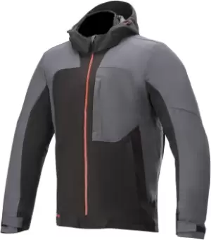 Alpinestars Stratos V2 Techshell Drystar Motorcycle Textile Jacket, black-grey, Size S, black-grey, Size S