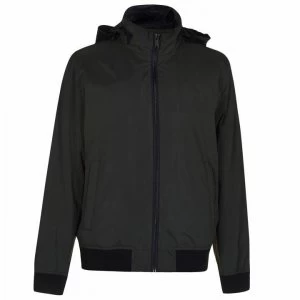 Image of DKNY Padded Bomber Jacket - Dark Olive