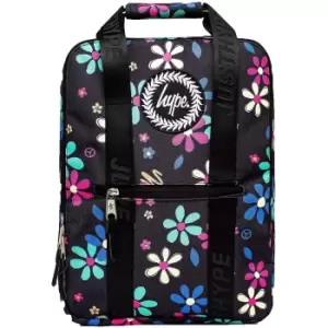 Hype Scribble Flower Boxy Backpack (one Size Multicoloured)