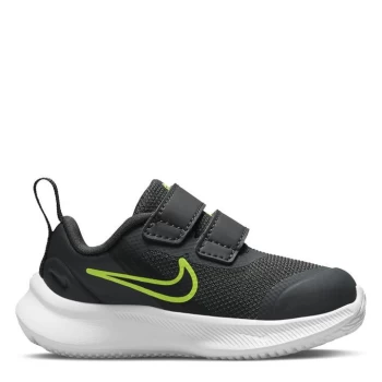 Image of Nike Runner 3 Trainers Infant - DkGrey/Blk/Volt