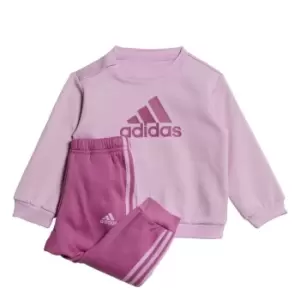 Image of adidas Badge of Sport Jogger Set Kids - Bliss Lilac / Semi Pulse Lilac