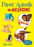 Image of paper animals in action clothespins make the models move