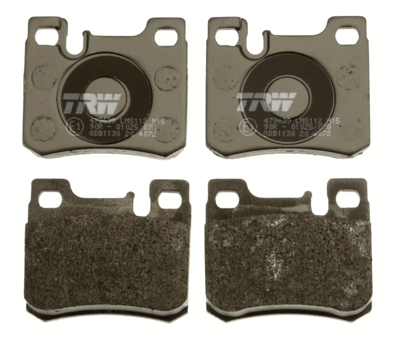 Image of TRW GDB1130 Brake pad set prepared for wear warning indicator Brake Pad Set,disc brake (402)