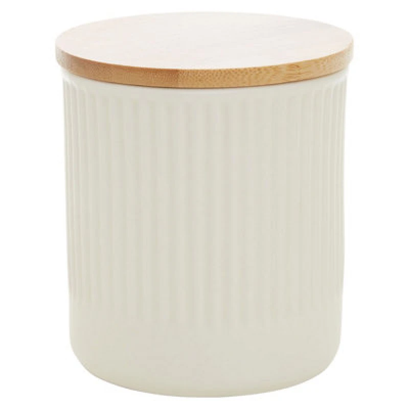 Image of Premier Housewares Maison by Premier Geome 550ml Storage Canister Cream