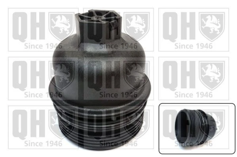 Image of QUINTON HAZELL Oil filter housing cap QUINTON HAZELL QOC1020