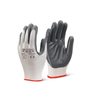Image of NITRILE P/C POLYESTER GREY XL - Grey - Click