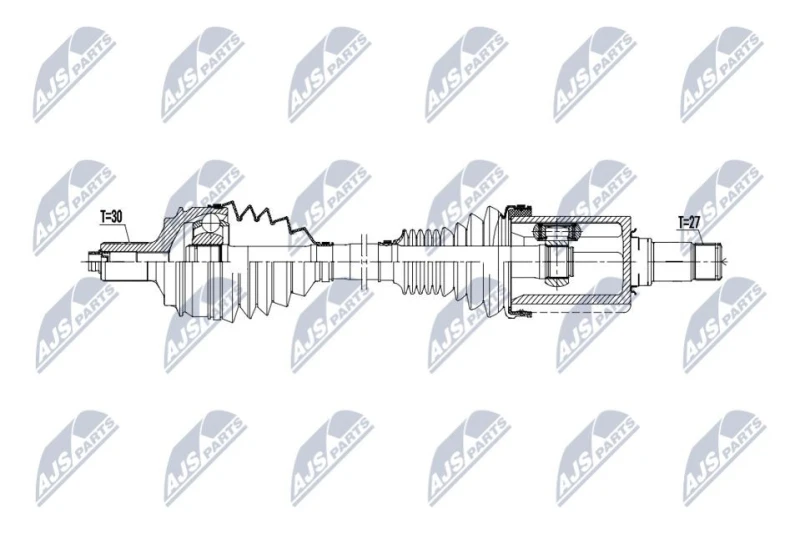 Image of NTY Drive shaft NTY NPW-ME-204