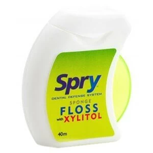 image of Spry Sponge Xylitol Dental Floss 40m