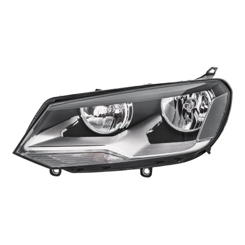 Image of HELLA 1EJ 010 328-211 Headlights W5W, Left, with motor for headlamp levelling, Halogen Headlight (259)