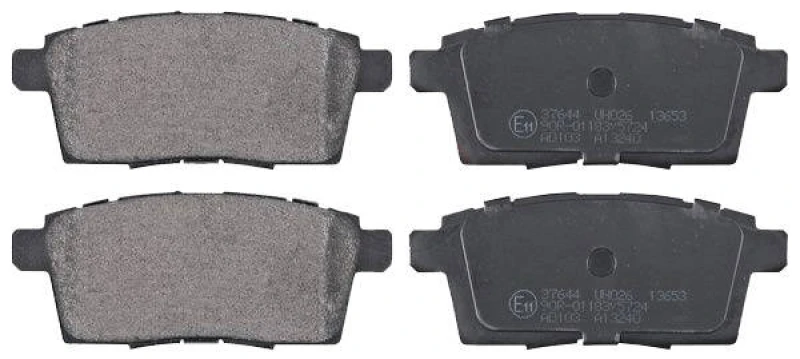 Image of A.B.S. 37644 Brake pad set without integrated wear sensor Brake Pad Set,disc brake (402)