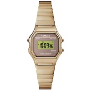 Image of Timex TW2T48100 Main Street Ladies Classic Digital Watch Rose Gold