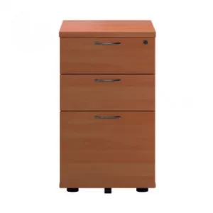 Image of First Tall Under Desk Pedestal 3 Drawer Beech TESUDP3BE2
