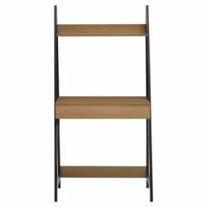 Image of Interiors by PH Desk with Dark Brown Frame, Brown