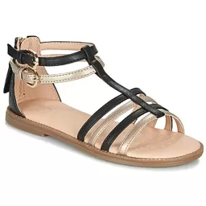 Image of Geox SANDAL KARLY GIRL Girls Childrens Sandals in Black - Sizes 10 kid,11 kid,11.5 kid,12 kid,13 kid,1 kid