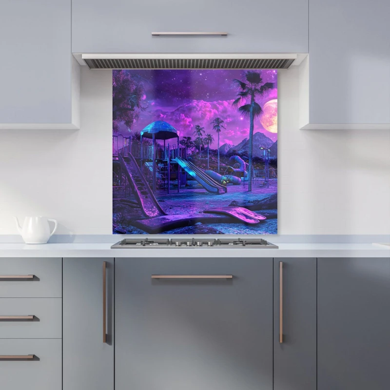 Image of Designer Kitchen Splashbacks Elena Sable: 00023 Kitchen Splashback Size: 600mm x 750mm Multicolor Unisex 600mm x 750mm