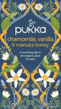 image of Pukka Herbs Chamomile, Vanilla & Manuka 20 Bag