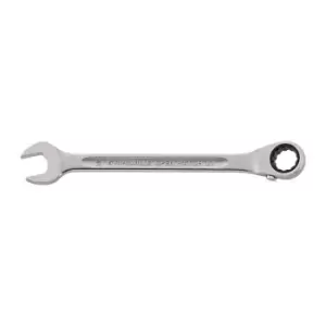 Image of Cle mixte a cliquet 17 ouv. de cle 13mm l. 182mm commutable cote anneau 15 de