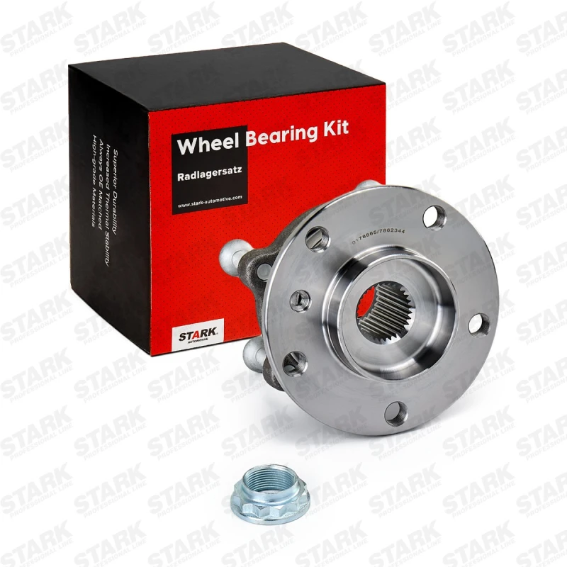 Image of STARK SKWB-0180363 Wheel bearing kit Right, with bolts/screws Wheel Bearing Kit (654)