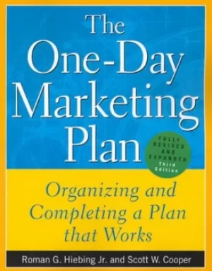 Image of The one-day marketing plan by Roman G Hiebing