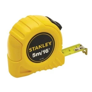 Stanley Tools Pocket Tape 5m/16ft (Width 19mm)