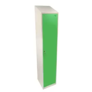 Image of Single Door Hero Metal Locker, Yellow Doors, 1950H x 300W x 450D