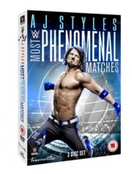 Image of WWE AJ Styles - Most Phenomenal Matches - DVD