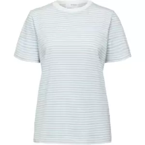 Image of Selected Femme Perfect T-Shirt - Blue