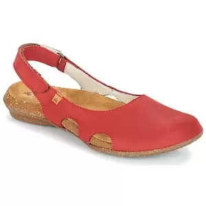 image of El Naturalista WAKATAUA womens Sandals in Red,5,7,8,9