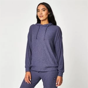 image of USA Pro Pro Ribbed Slouchy Hoodie - Blue