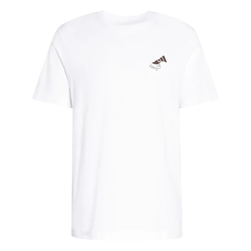 Image of Adidas T-Shirt adidas Coffe Cafe Cheescake Blanc Male M