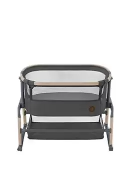 image of Maxi-Cosi Iora Air Co-Sleeper Rocking and Adjustable Bedside Crib Beyond Graphite