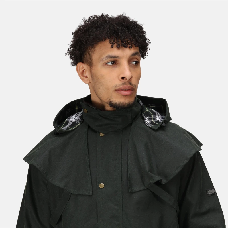 Image of Regatta Cranbook Wax Jacket - Green Green M