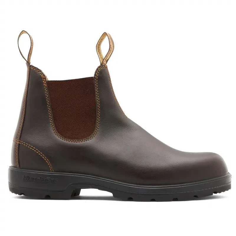 Image of Blundstone 550 Leather Unisex Chelsea Boots - Walnut Brown - Size:UK 6