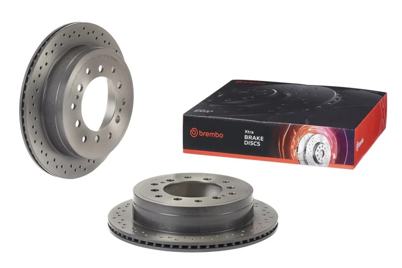 Image of BREMBO Brake disc BREMBO 09.A334.2X