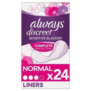 Always Discreet Liners Ultra Mini 24PK