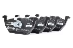 Image of BREMBO Brake pad set VW,AUDI,SKODA P 85 041X 1J0615115,1J0698151,1J0698151A 1J0698151B,1J0698151C,1J0698151H,1J0698151J,1JE698151B,1KD698151,1S0698151
