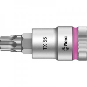 Image of Wera 8767 C HF 05003837001 TORX socket Bit T 55 1/2 (12.5 mm)