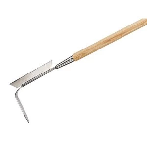 Kent & Stowe Stainless Steel Long Handled 2-in-1 Weeder, FSC