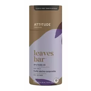 image of Attitude Leaves Bar Dry Body Oil - Sea Salt