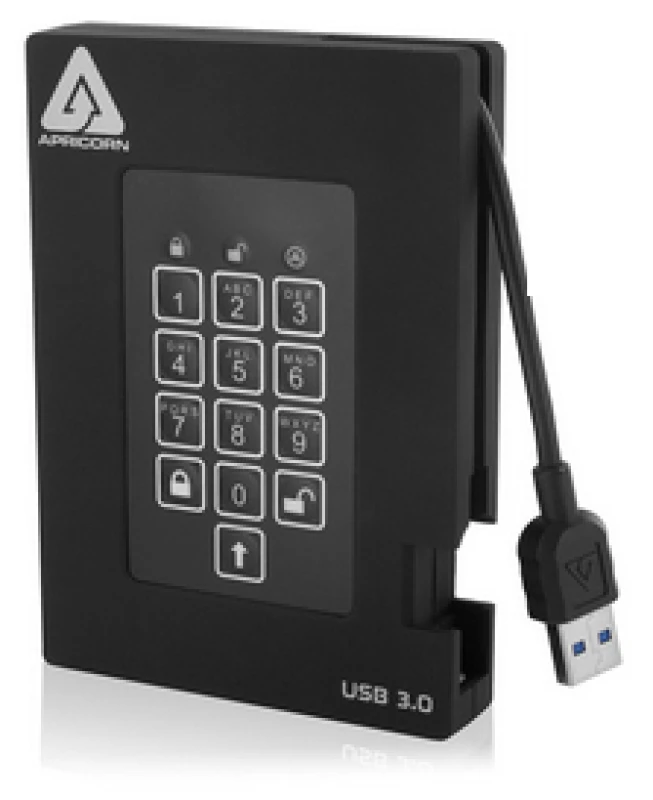 Image of Apricorn Aegis Padlock Fortress 256GB Black