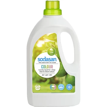 image of Sodasan Colour Laundry Liquid - Lime 1.5L