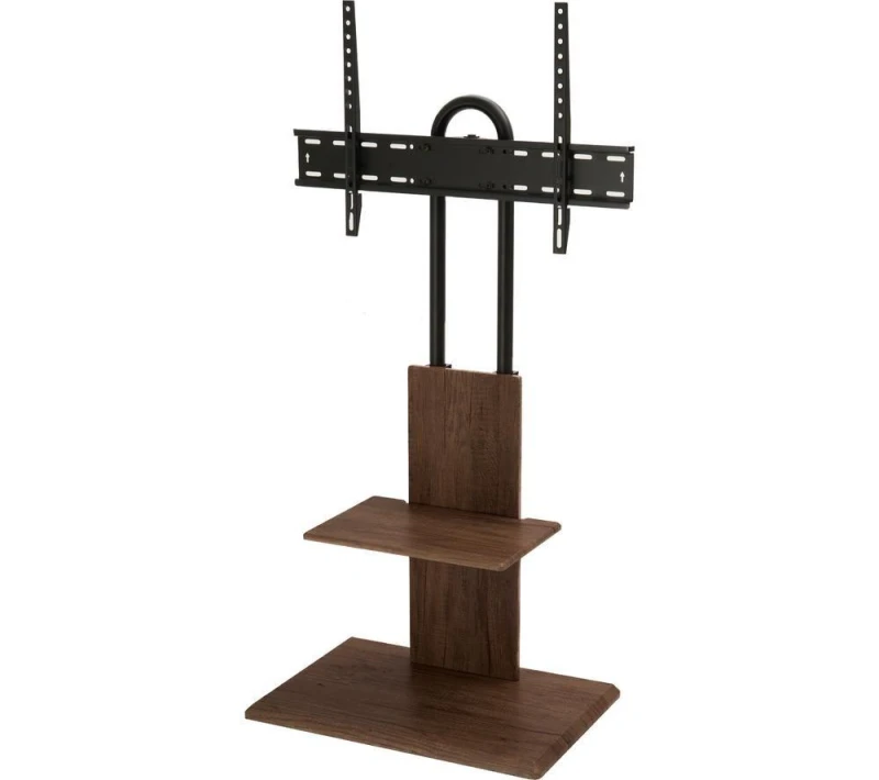 Image of TTAP FS2-WAL 600 mm TV Stand with Bracket for up to 65" TVs - Brown & Black,Brown 5060526642141