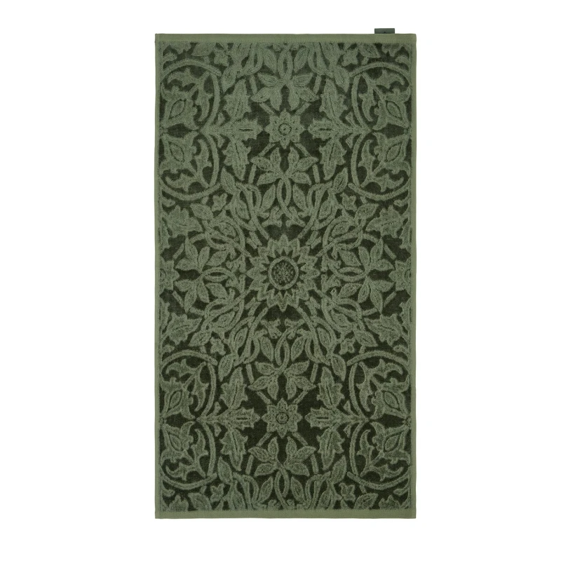 Image of Morris & Co Morris & Co 'St James' Towels in Green Size: Bath Sheet Green Bath Sheet Unisex 5016709663342