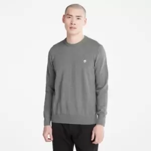 Image of Timberland Williams River Crewneck Jumper For Men In Dark Grey, Size XL
