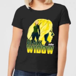 Image of Avengers Black Widow Womens T-Shirt - Black - S