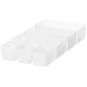 image of SmartStore Home Storage Box 3566007 Transparent 120 x 110 x 260 mm Pack of 6