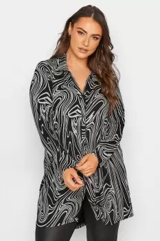 Image of Printed Button Through Shirt