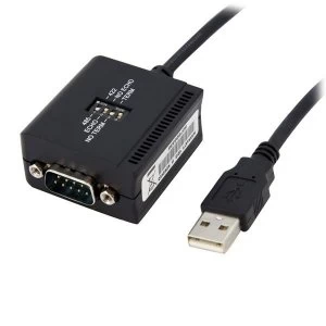 image of StarTech 6ft Professional RS422485 USB Serial Cable Adapter w COM Retention