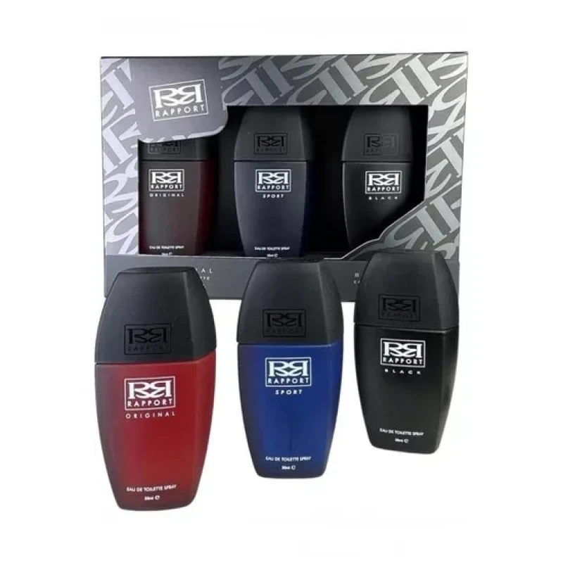 Image of Dana Rapport Gift Set 50ml Original Eau de Toilette + 50ml Sport Eau de Toilette + 50ml Black EDT